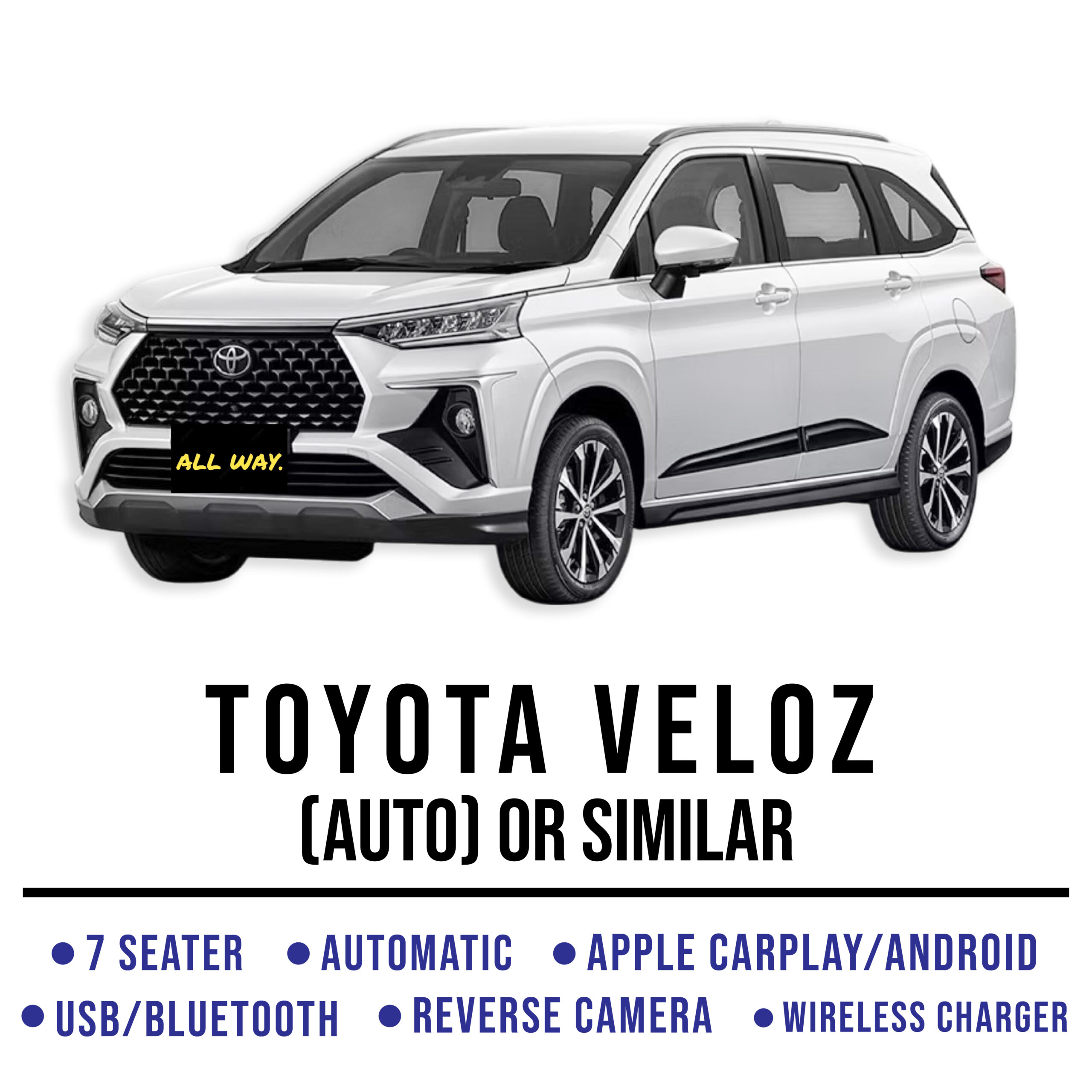 TOYOTA Veloz (Auto) Or Similar